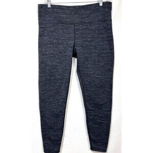 Athleta Altitude Polartec Stretch Leggings Pant XLT XL Tall Gray Fleece j
